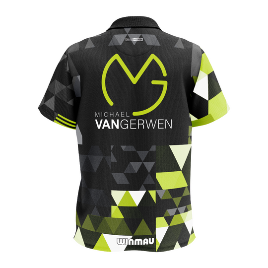 Winmau Michael Van Gerwen fan edition polo shirt Hier ist das Winmau Michael Van Gerwen Fan-Edition Poloshirt abgebildet. Das Poloshirt richtet sich an alle Fans von Michael Van Gerwen.