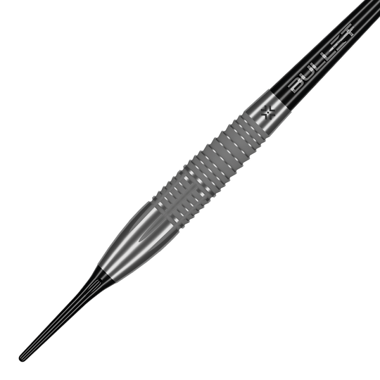 Bullet Monolith soft darts - 20g Das Foto zeigt die Bullet Monolith 20g Soft Darts aus einer anderen Perspektive. Sie sind perfekt für Softdart-Anwendungen geeignet.