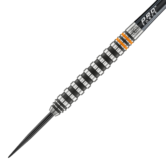 Auf dem Bild sind die Winmau Fury Steeldarts mit 22 Gramm zu sehen. Sie zeichnen sich durch ein modernes Design und hohe Qualität aus.